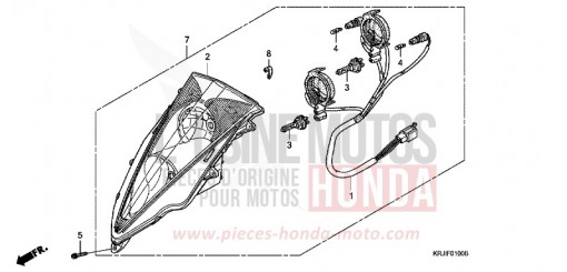 HEADLIGHT (FES1253-5) (FES1503-5) FES1255 de 2005